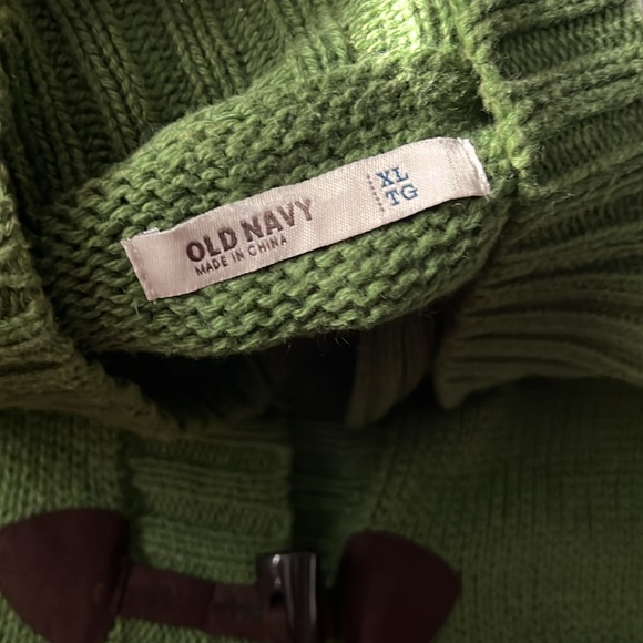 Old Navy Knit Poncho Cardigan Jacket Size CL in Green - Picture 5 of 6
